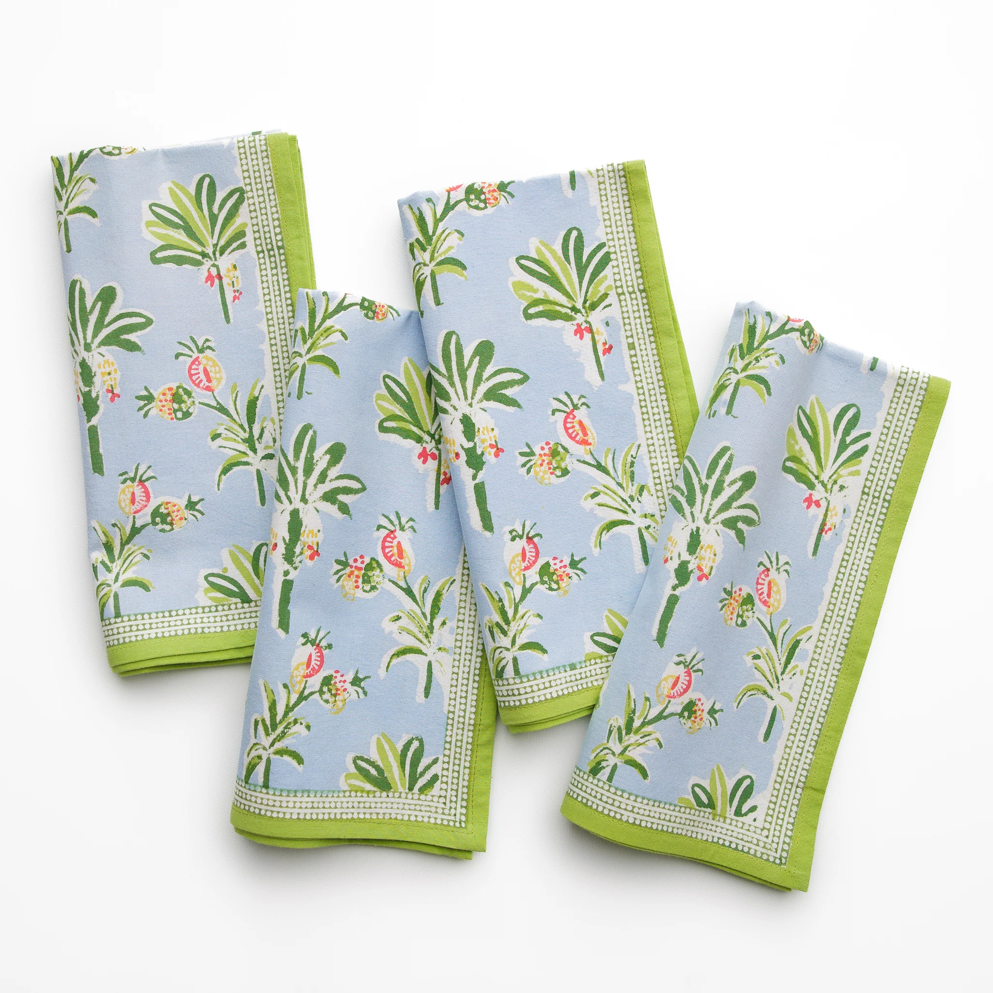 Palms & Pineapples Napkin | Set of 4 - Image 3
