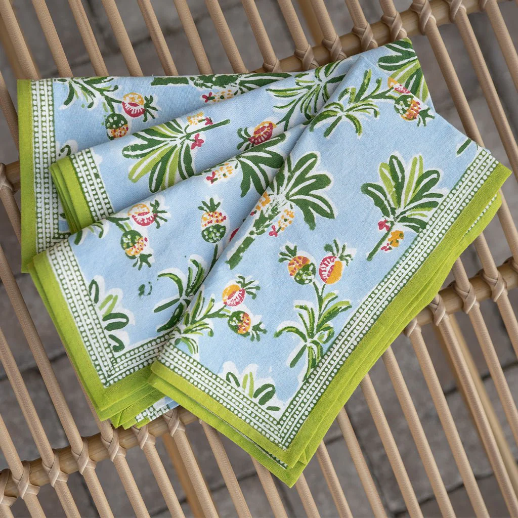Palms & Pineapples Napkin | Set of 4 - Image 6