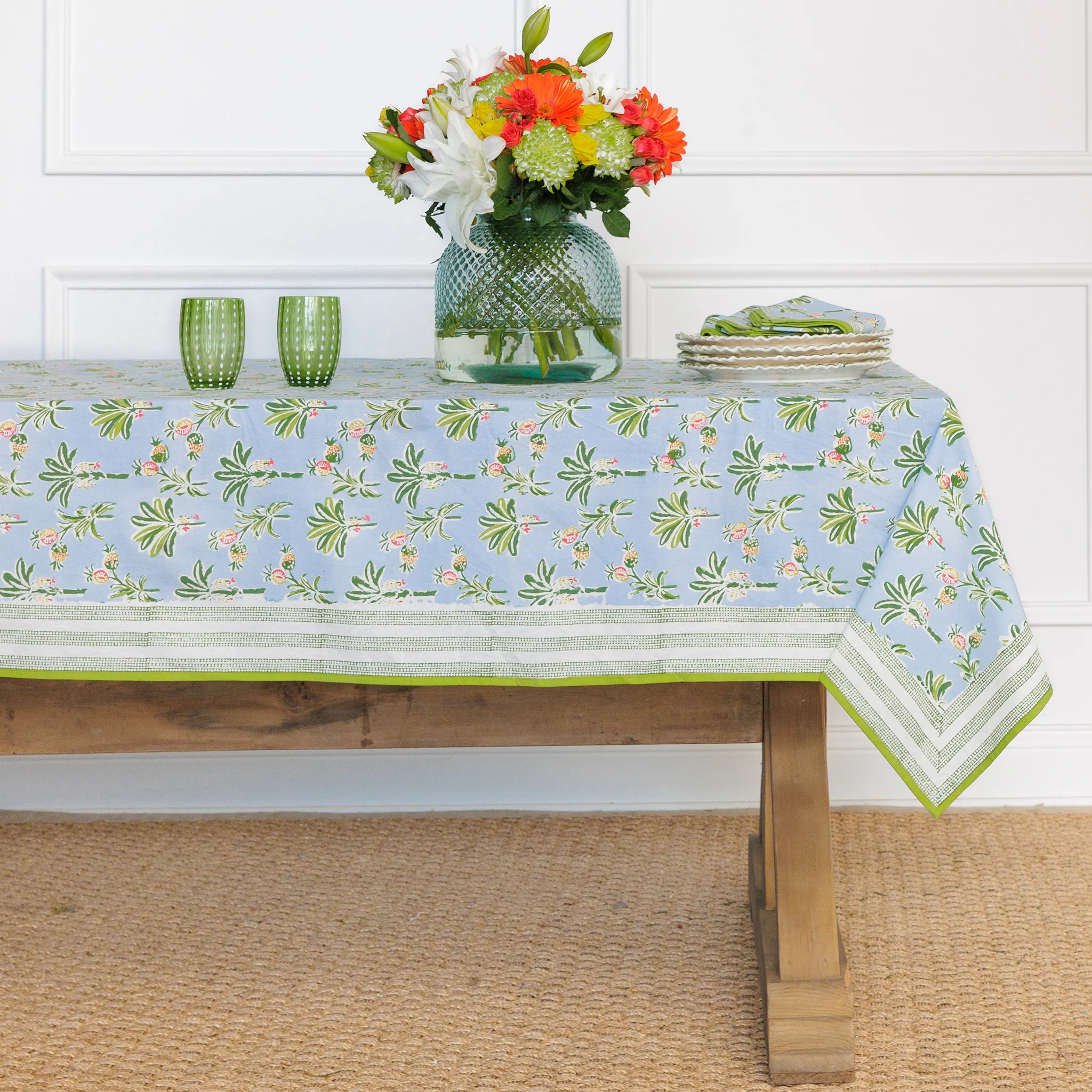 Palms & Pineapples Tablecloth - Image 5
