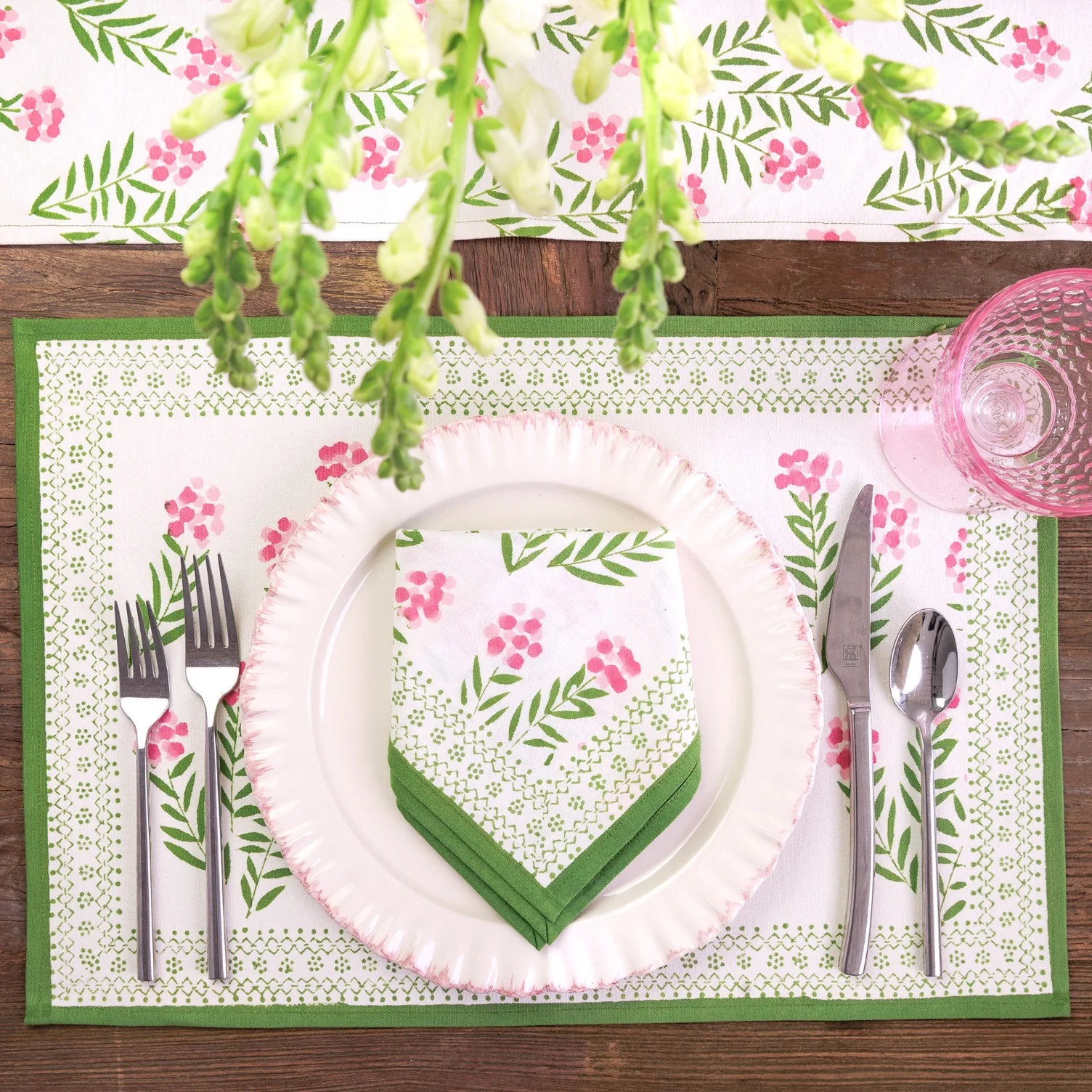 Phlox Pink Placemat | Set of 4