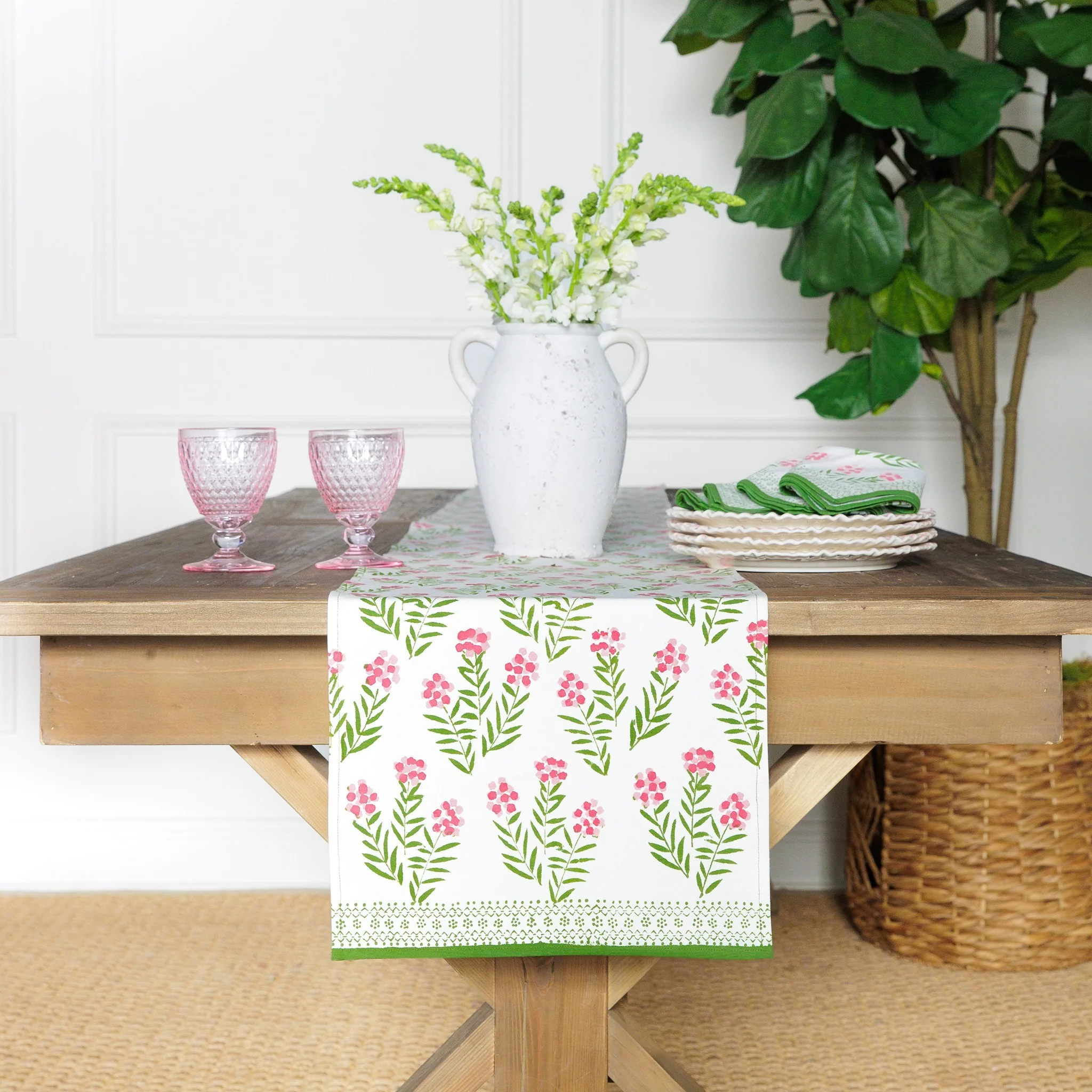 Phlox Pink Table Runner - Image 3