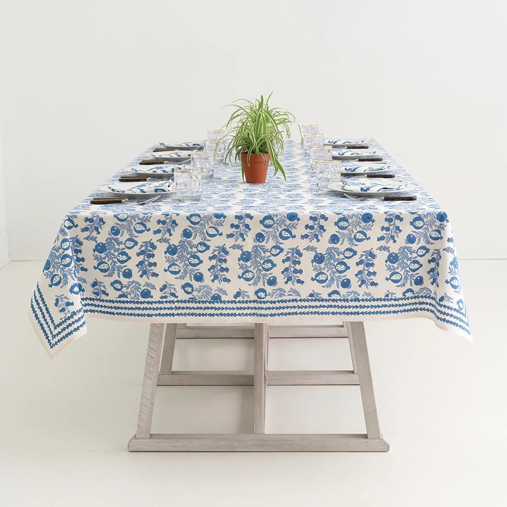 Pom Bells Wedgewood Tablecloth - Image 5