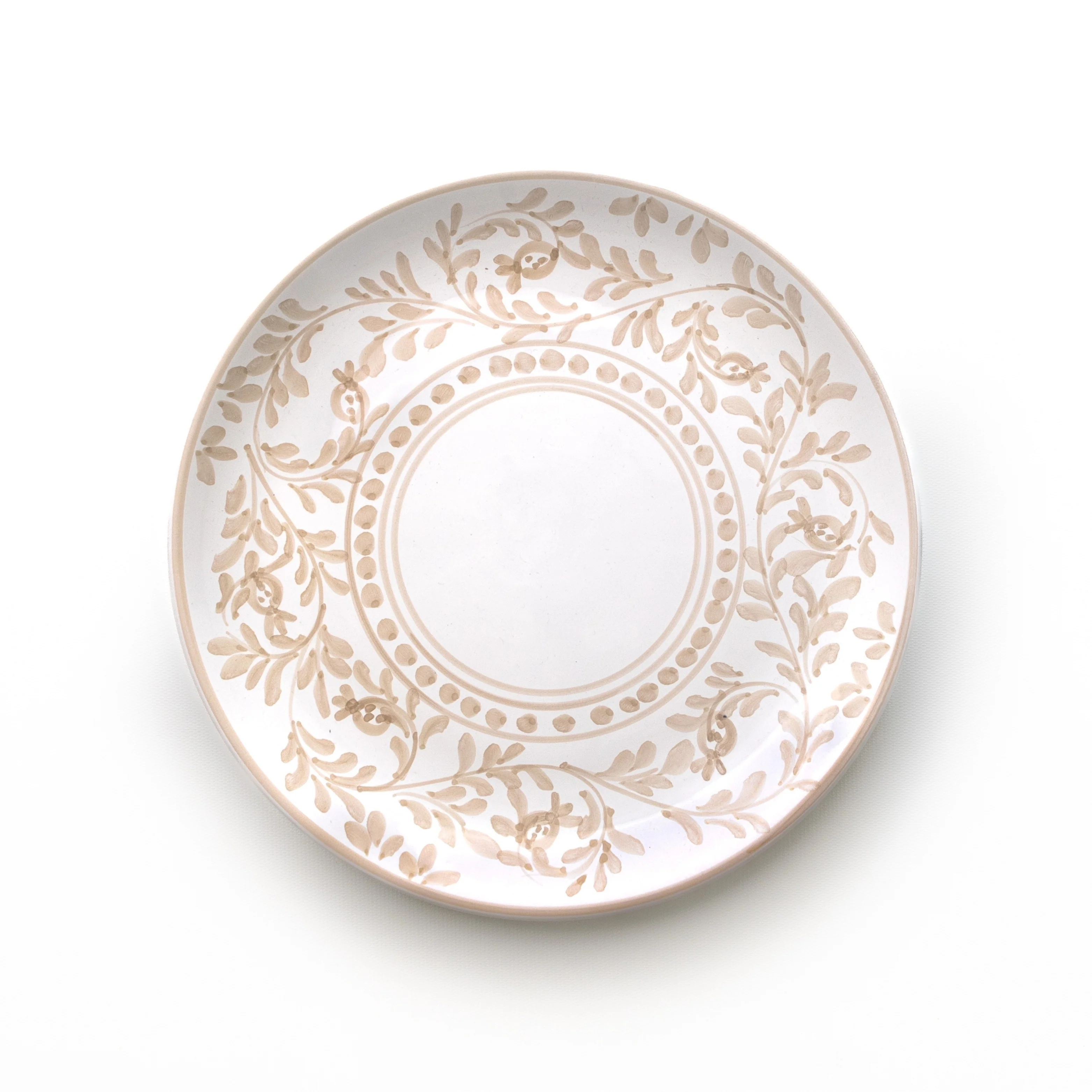 Pomegranate Scroll Beige Dinner Plate Set of 2 - Image 2