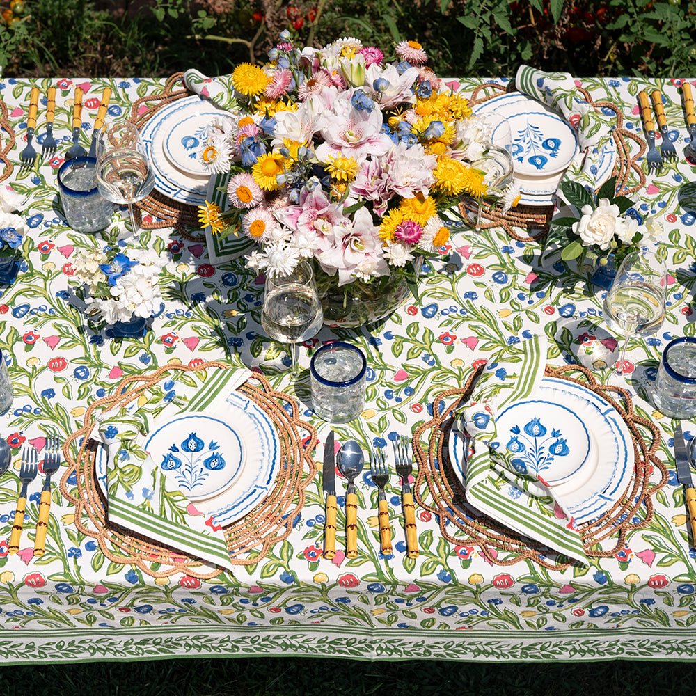 Pomegranate Trio Sketch Cobalt Blue Dinner Plate | Set of 2 - Image 4