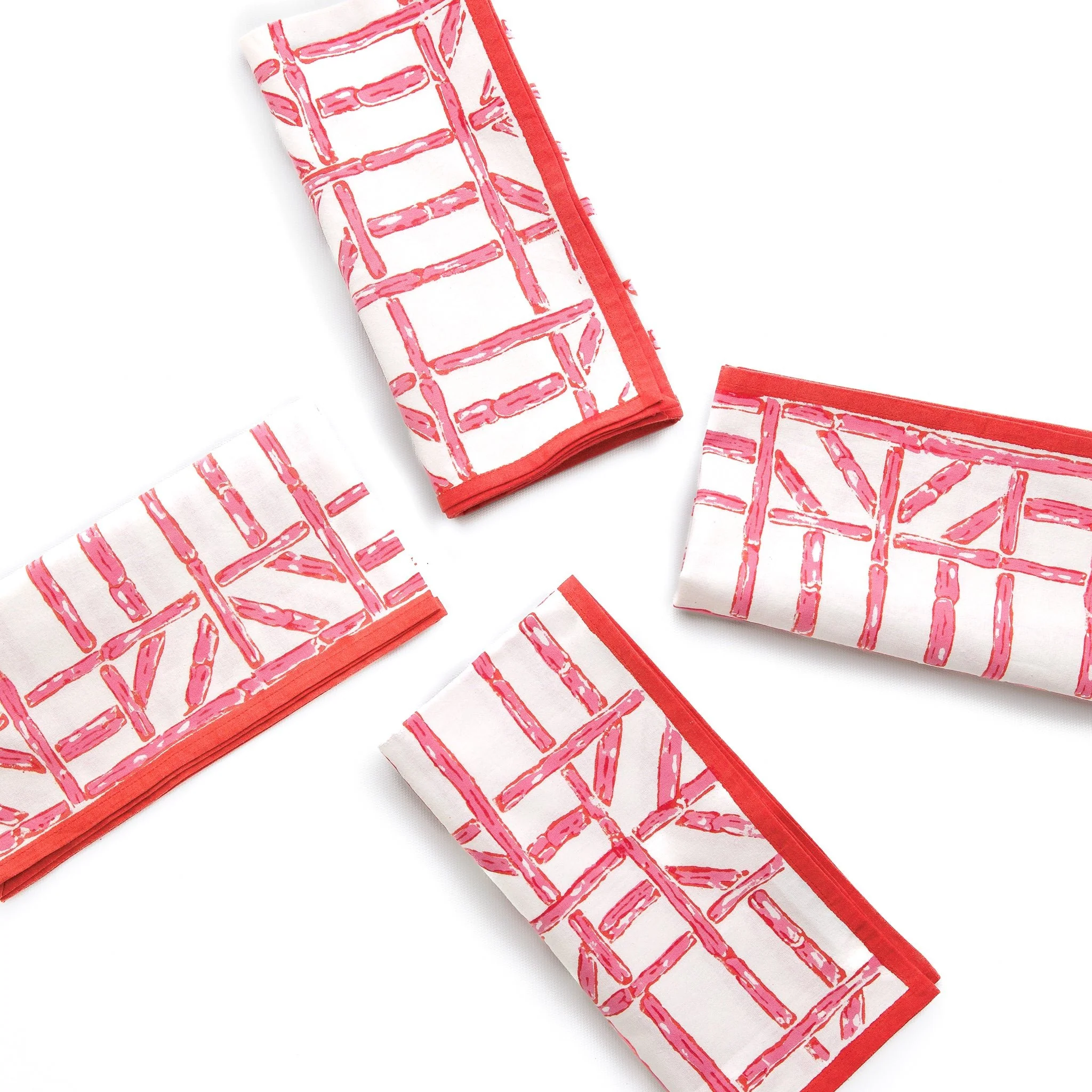 Rose Bamboo Napkin | Set of 4 - Image 4