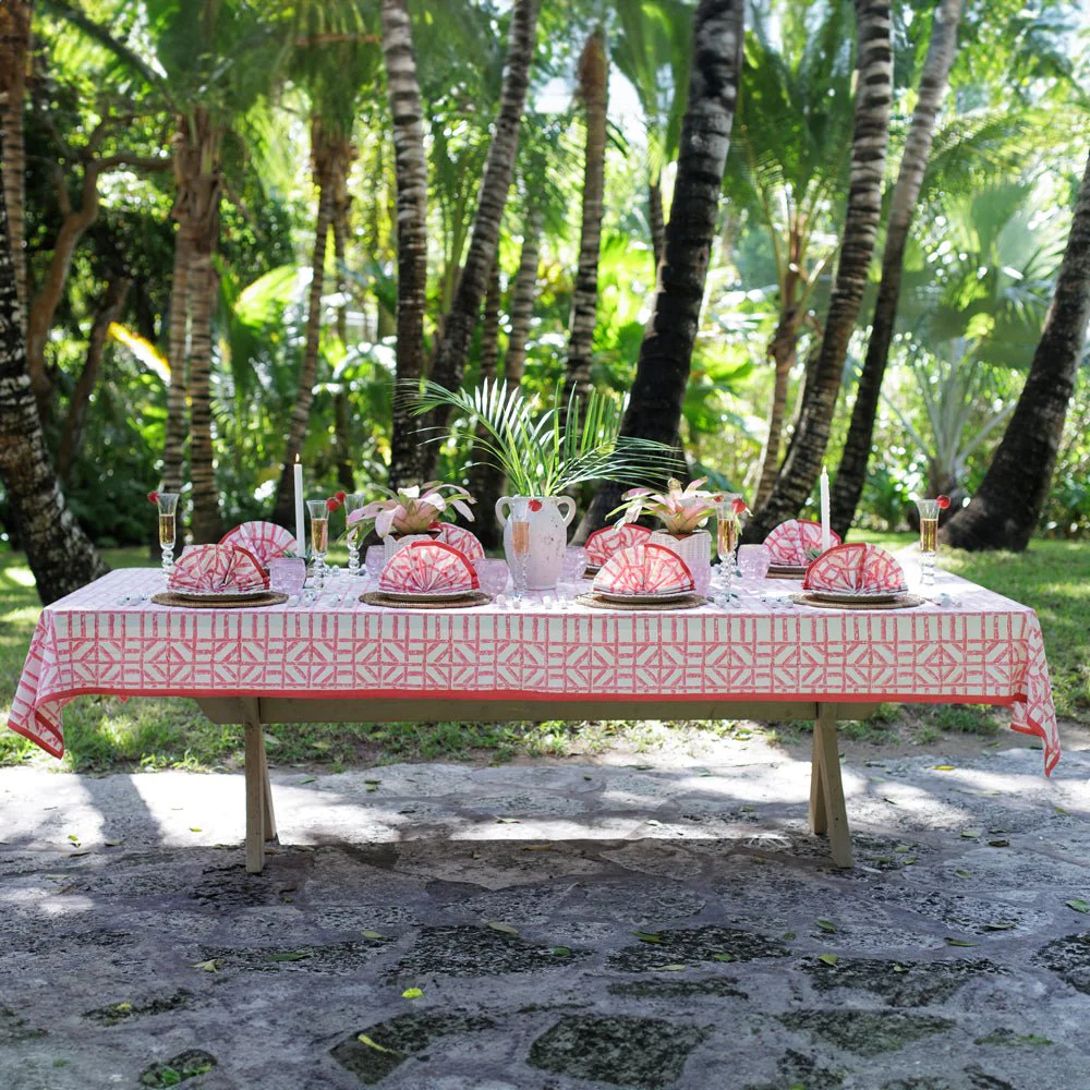 Rose Bamboo Tablecloth - Image 3