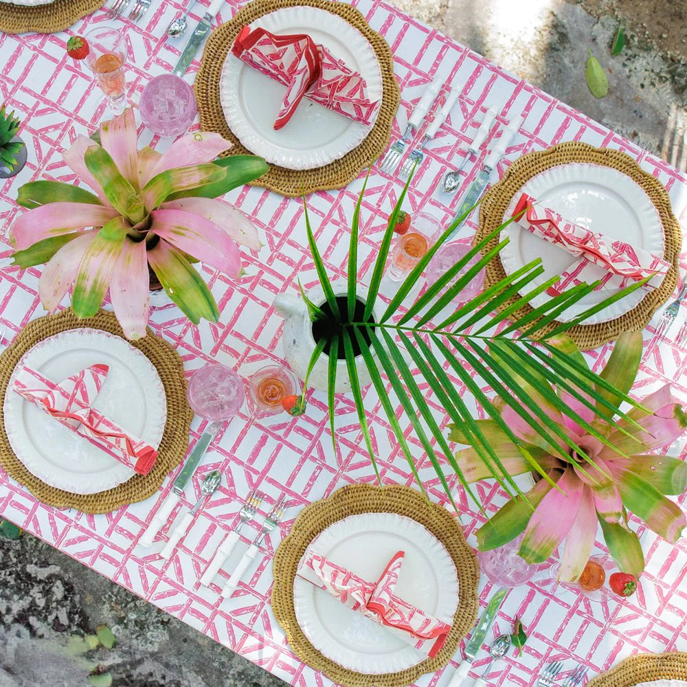 Rose Bamboo Tablecloth - Image 4