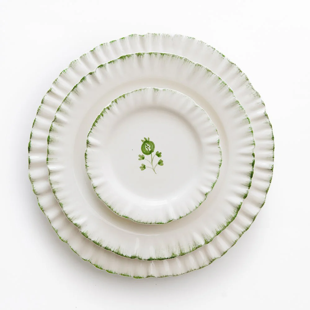 Ruffled Green Salad Plate | Set of 2 - Image 4