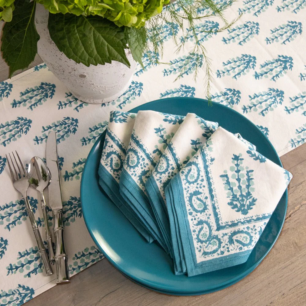 Sagar Aqua Napkin | Set of 4 - Image 3