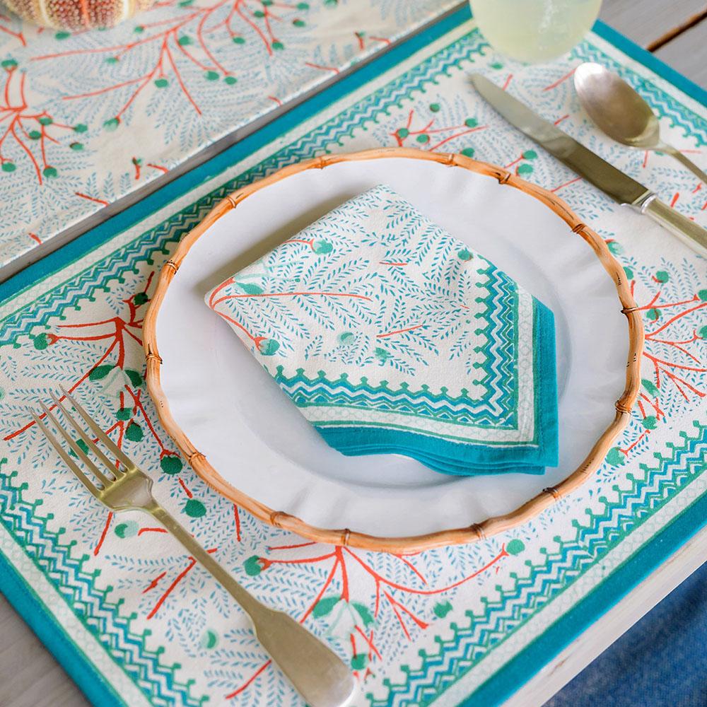 Sea Fan Placemat | Set of 4 - Image 4
