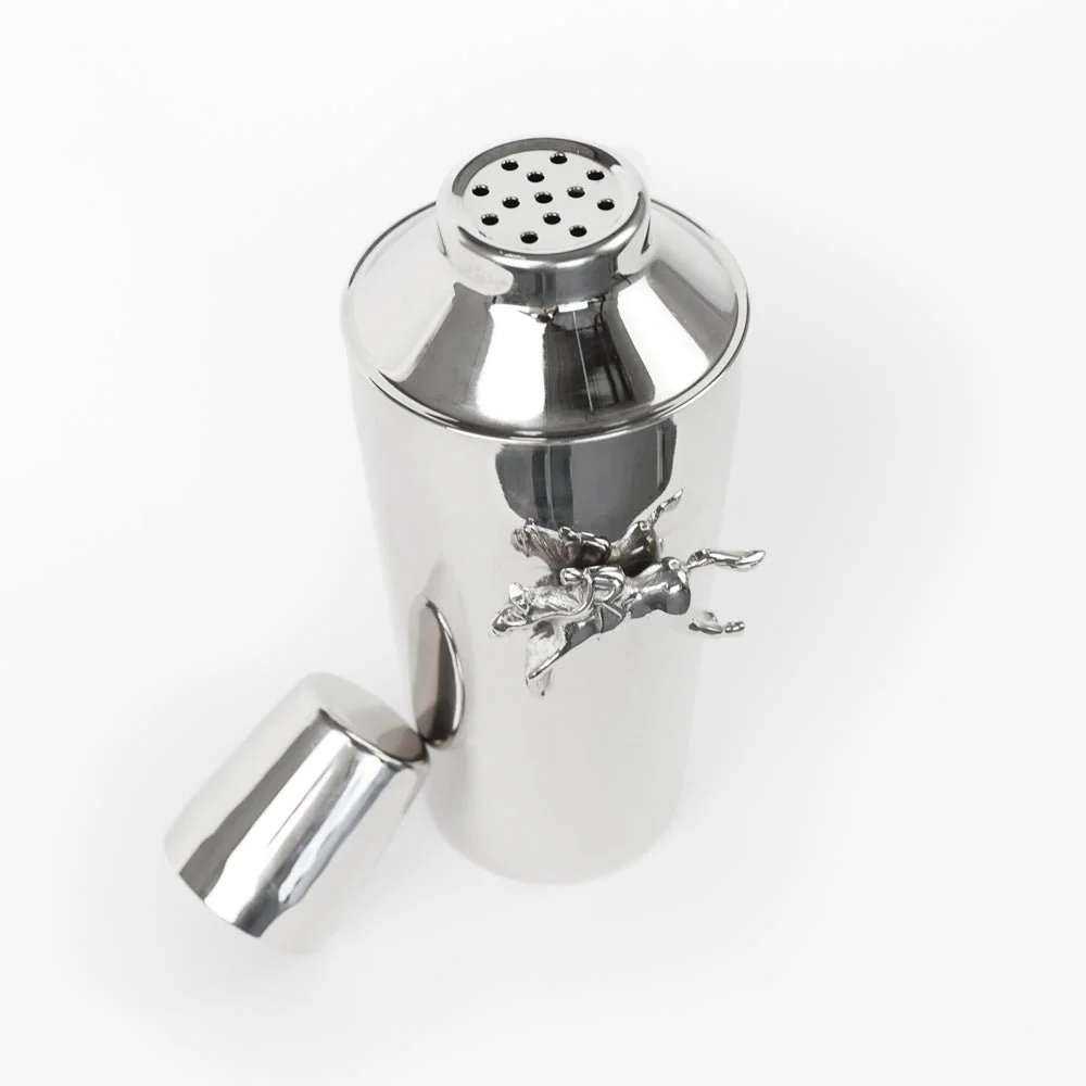 Silver Jockey Cocktail Shaker - Image 3