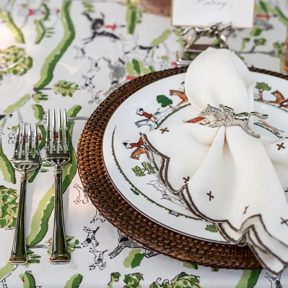 Silver Jockey Napkin Ring | Set of 4 - Image 3