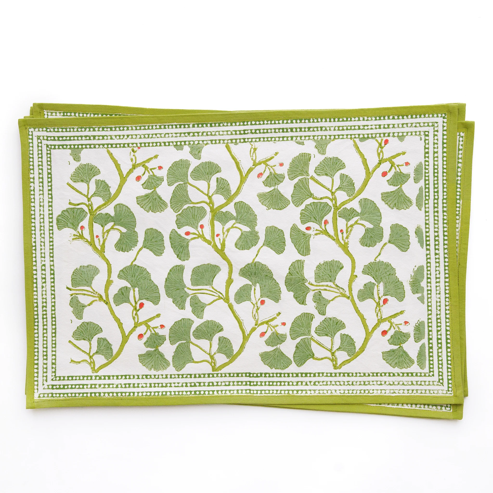 Spring Ginkgo Placemat | Set of 4 - Image 2