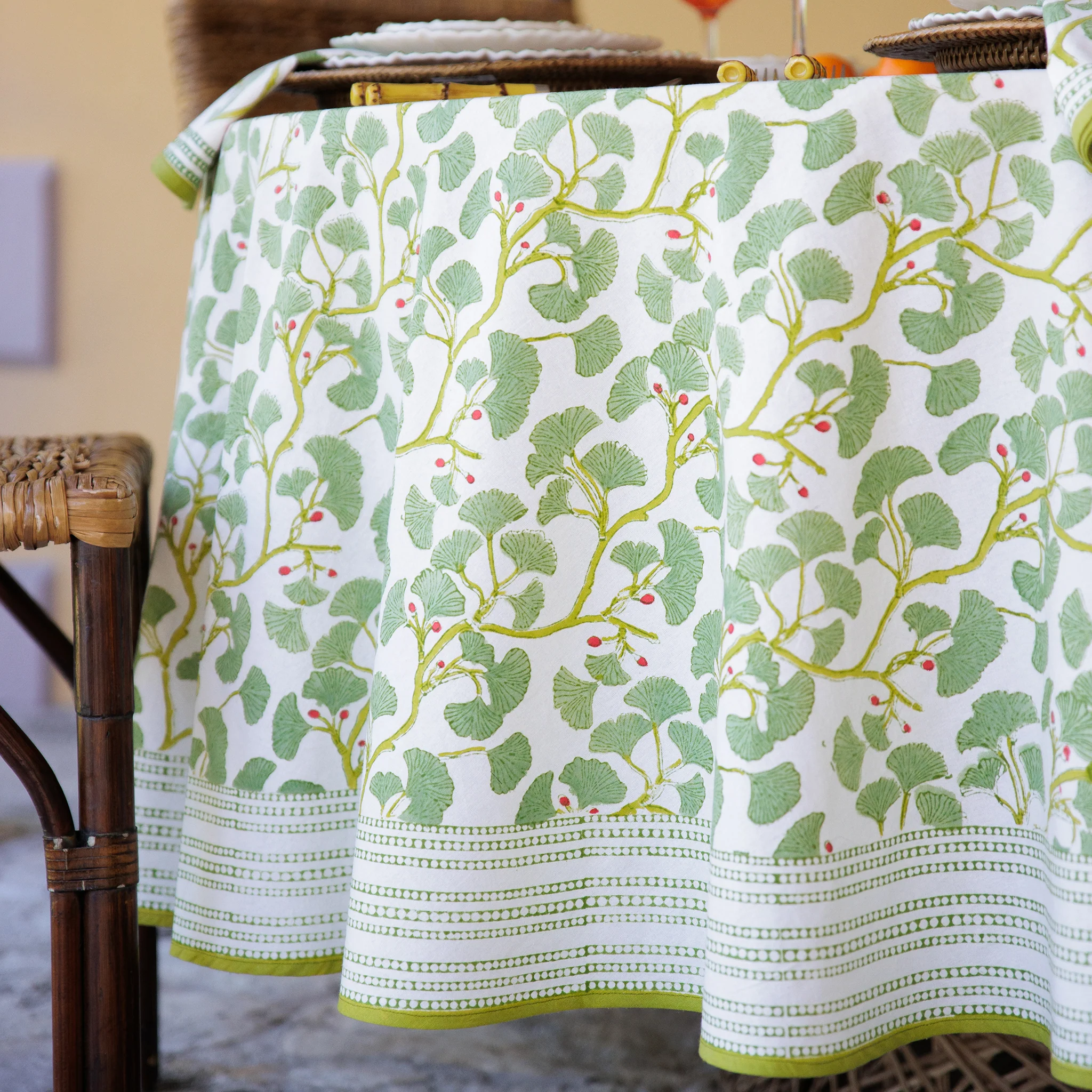 Spring Ginkgo Tablecloth - Image 2