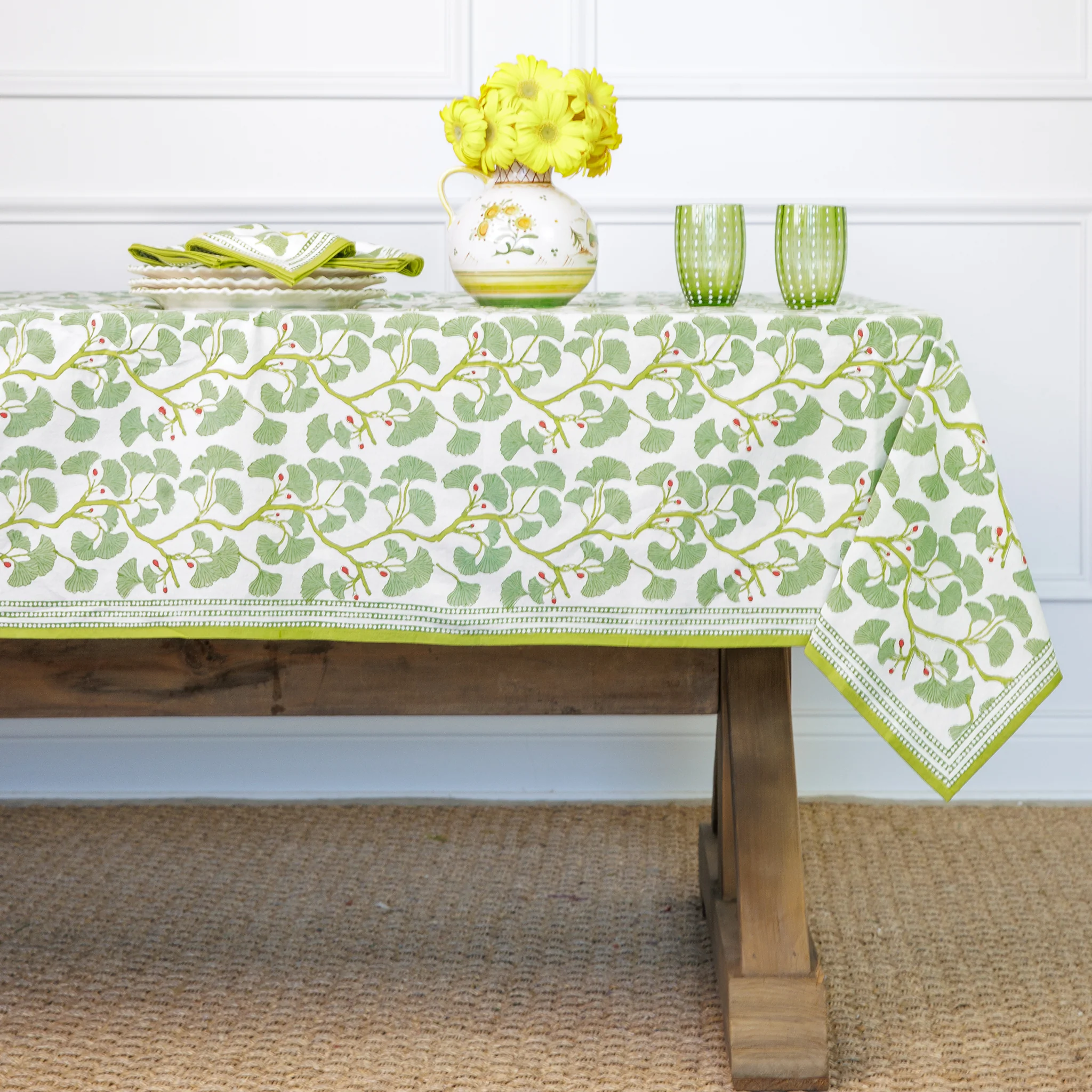 Spring Ginkgo Tablecloth - Image 4
