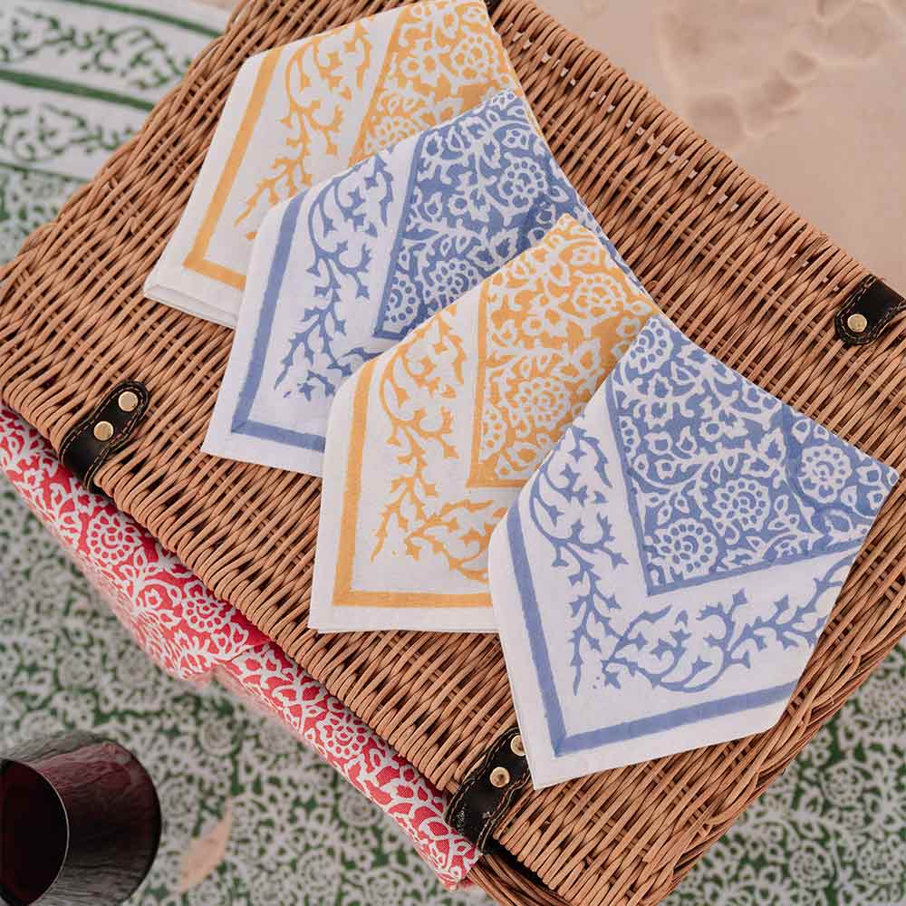 Tapestry Marigold Napkin | Set of 4 - Image 3