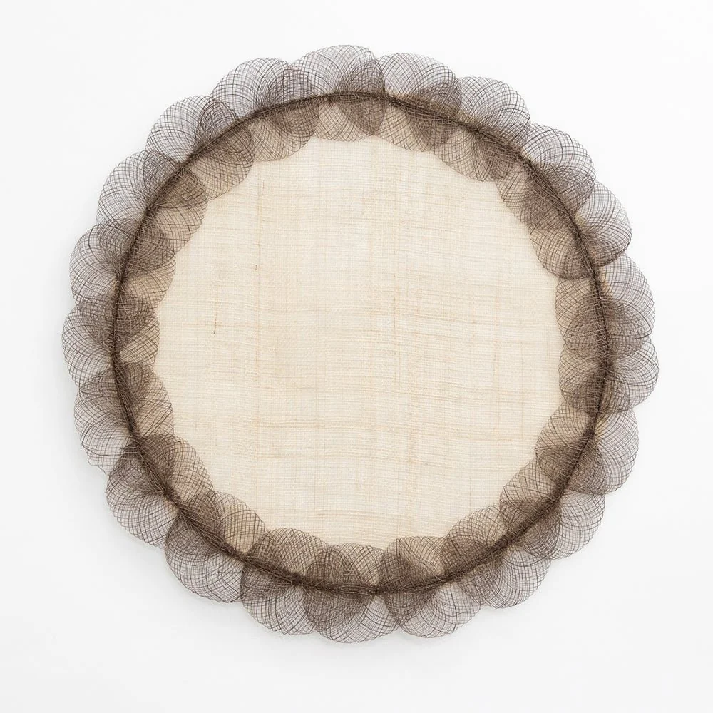 Taupe Poplar Leaf Woven Placemat | Set of 4 - Image 3