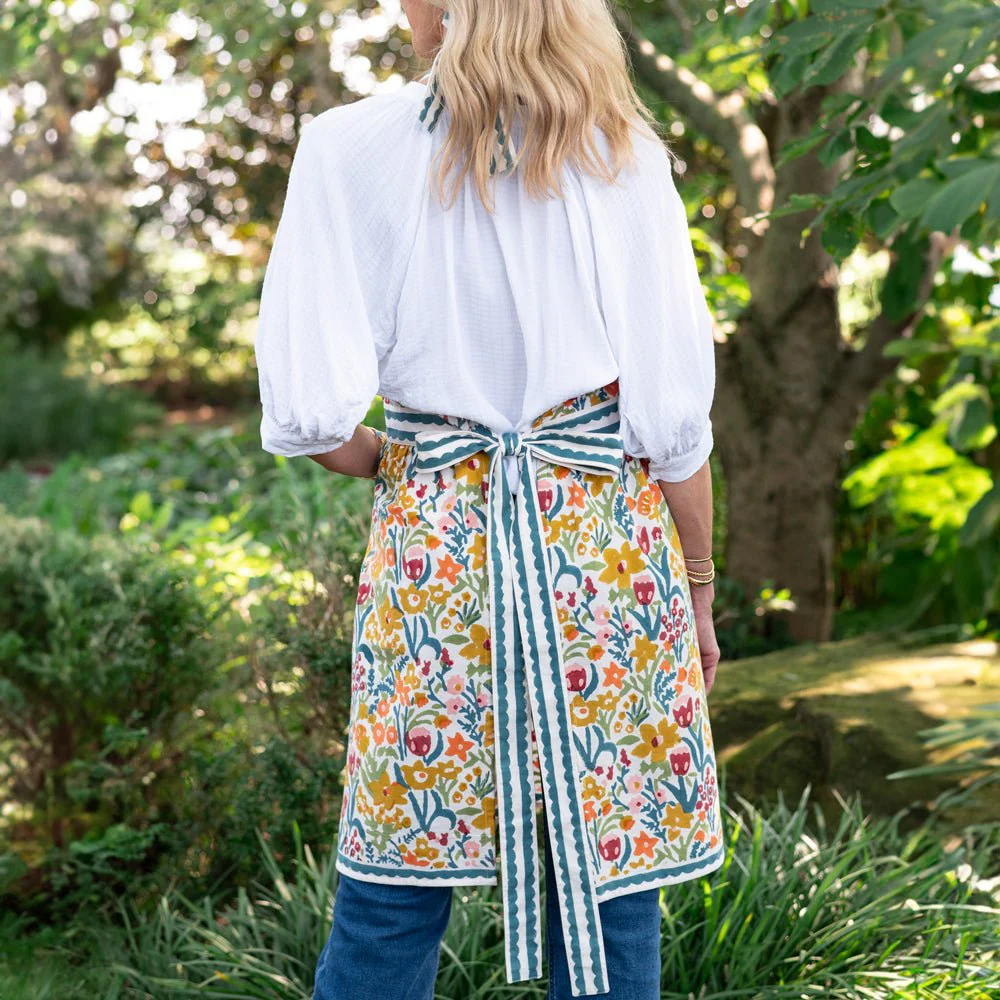 Teal Garden Apron - Image 2
