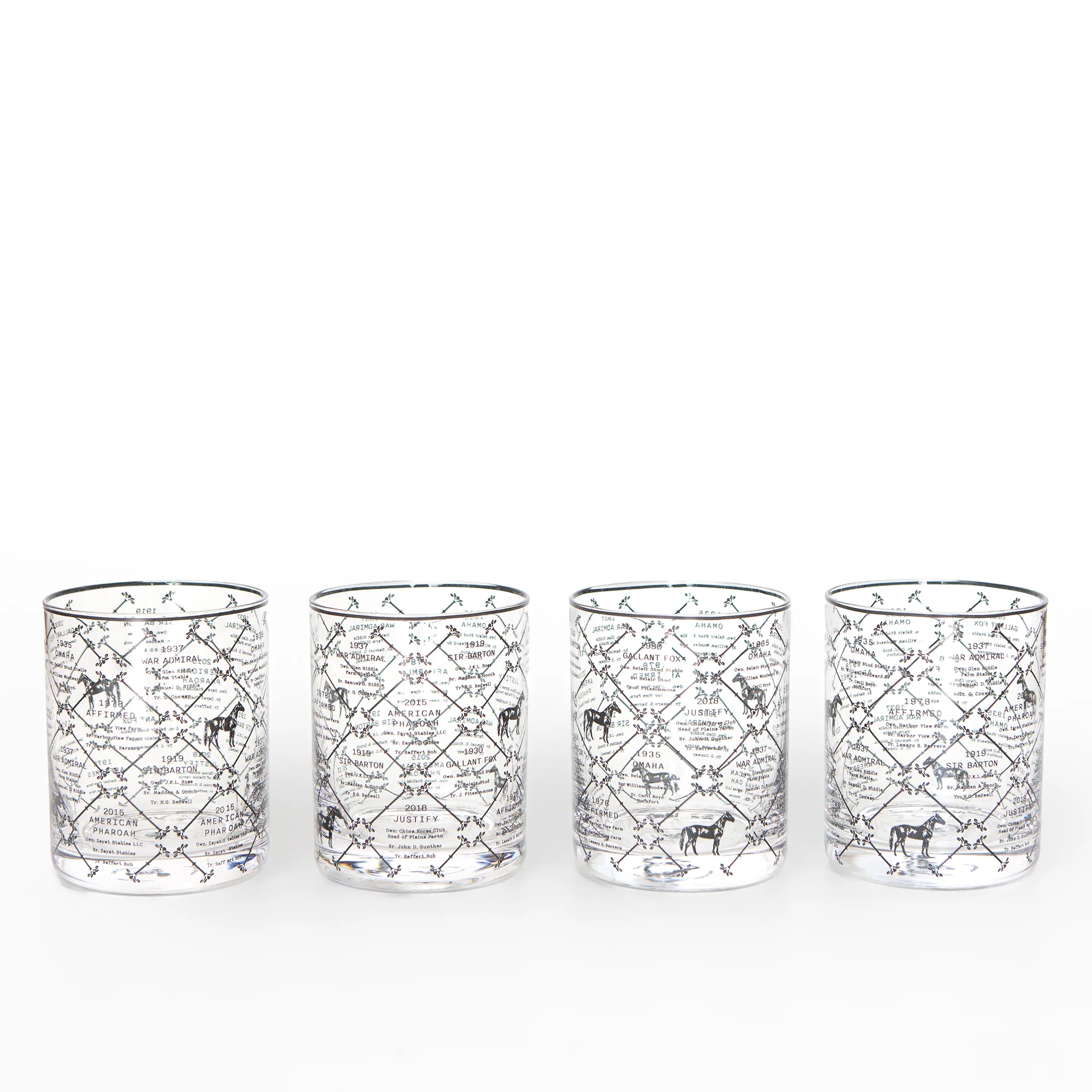 Triple Crown Champions Bourbon Glass | Set of 4 - Image 3