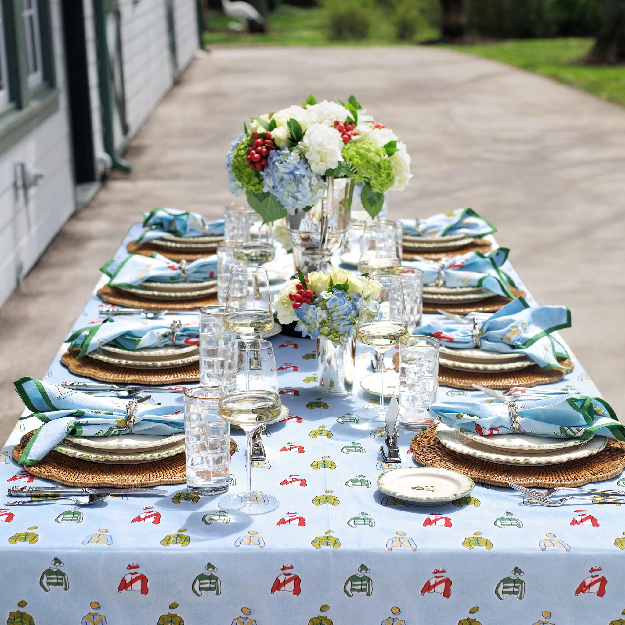 Vintage Jockey Tablecloth - Image 3