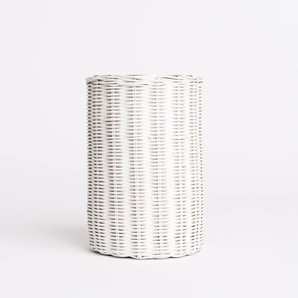 White Wicker Wine Cooler - Image 3