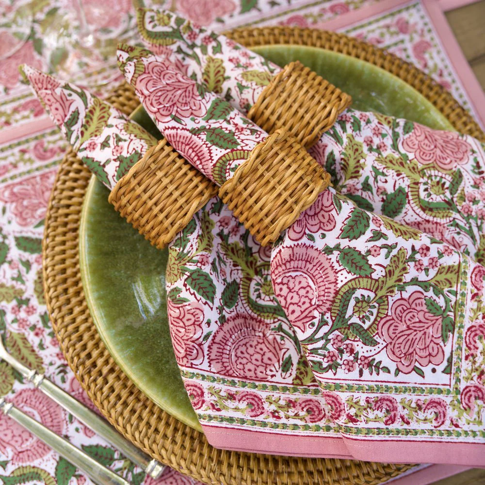 Wicker Napkin Rings | Set of 4 - Image 4