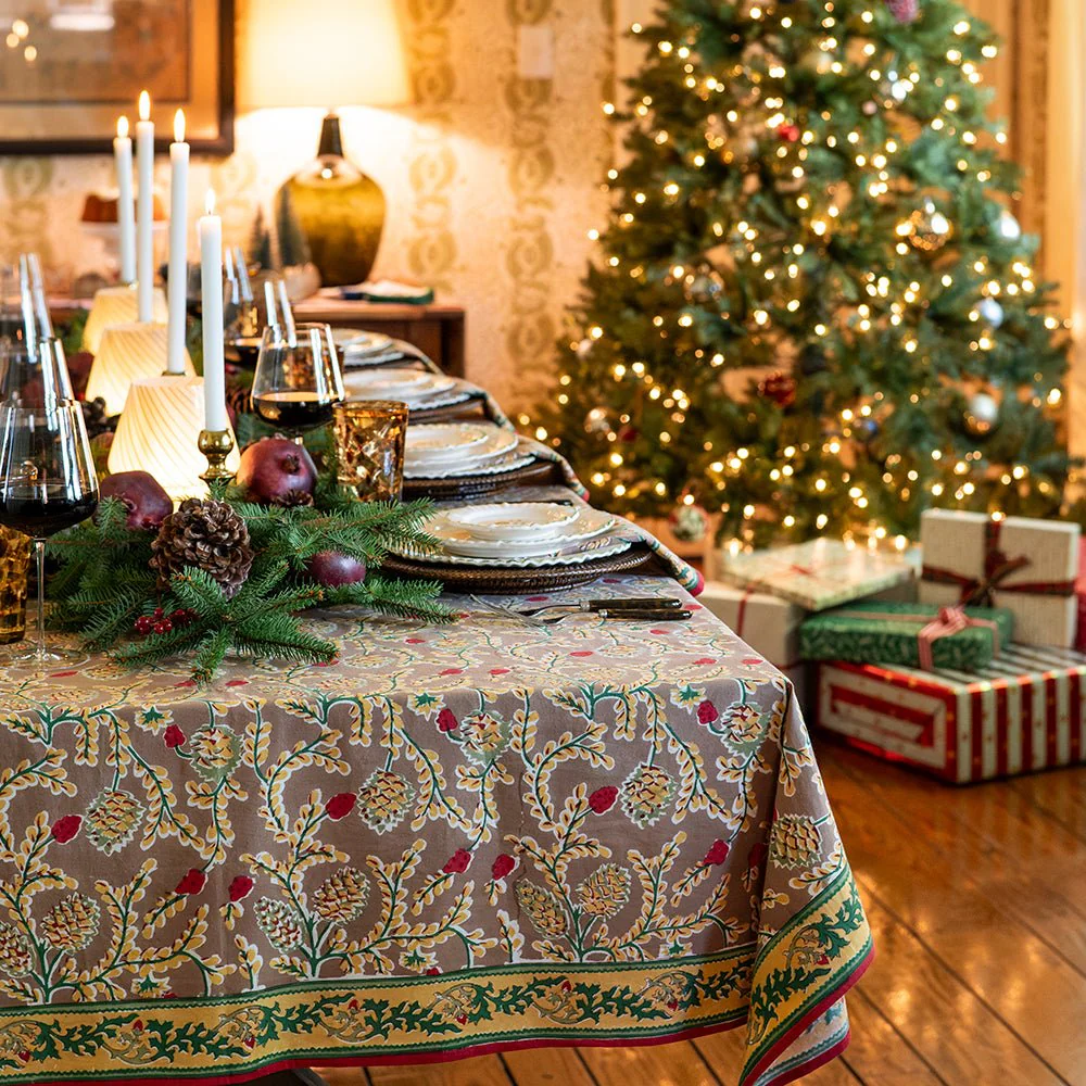 Winter Pinecone Tablecloth - Image 5